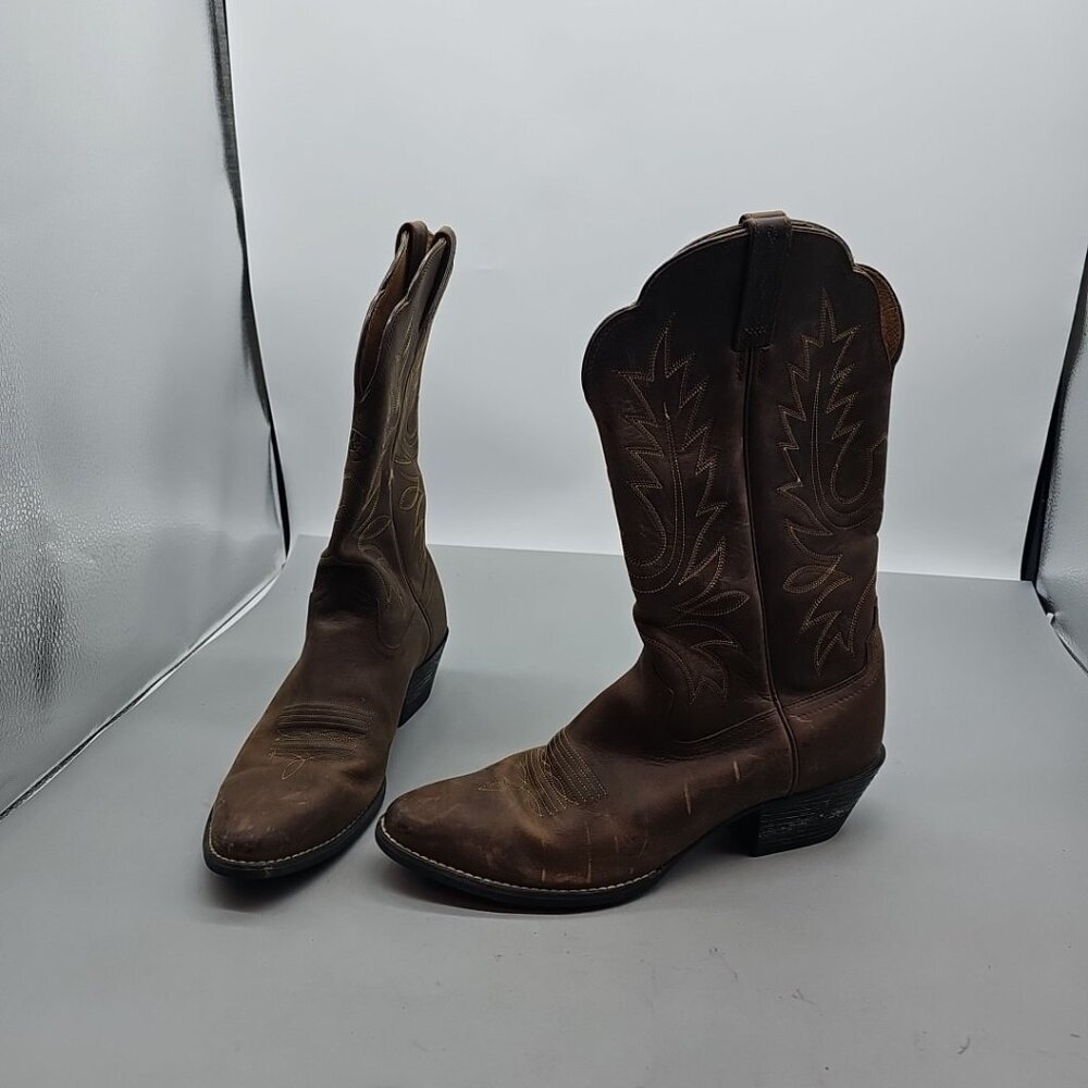 Ariat‎ Brown Leather Style #15725 Western Cowboy Boots US 10B